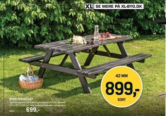 XL-BYG Bord-/bænkesæt tilbud