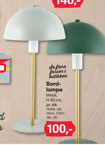 BigDollar Bordlampe tilbud