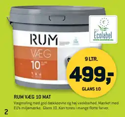 XL-BYG RUM VÆG 10 MAT tilbud