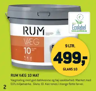 XL-BYG RUM VÆG 10 MAT tilbud