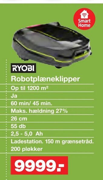 Bauhaus Robotplæneklipper tilbud