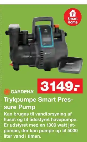 Bauhaus Trykpumpe Smart Pressure Pump tilbud