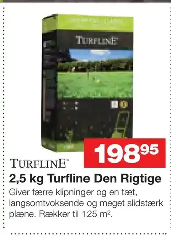 Bauhaus 2,5 kg Turfline Den Rigtige tilbud