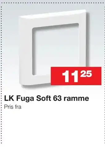 Bauhaus LK Fuga Soft 63 ramme tilbud