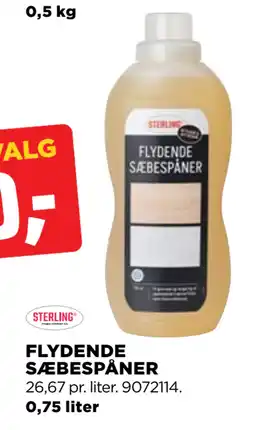 jem & fix FLYDENDE SÆBESPÅNER tilbud