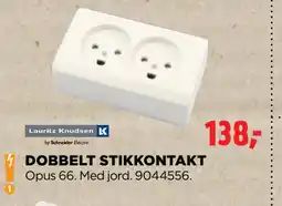 jem & fix DOBBELT STIKKONTAKT tilbud