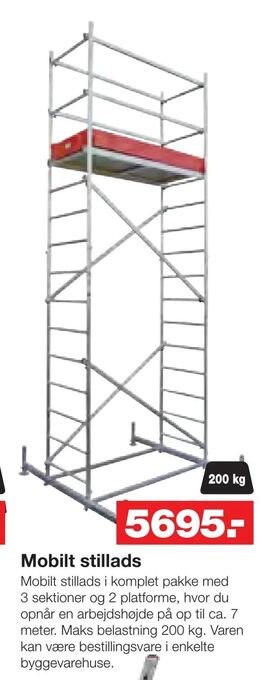 Bauhaus Mobilt stillads tilbud