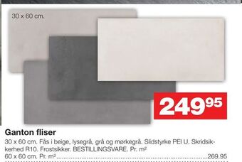 Bauhaus Ganton fliser tilbud