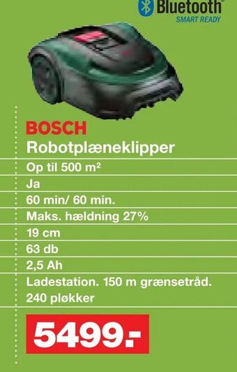 Bauhaus Robotplæneklipper tilbud