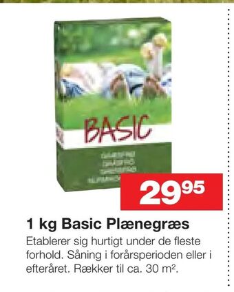 Bauhaus 1 kg Basic Plænegræs tilbud