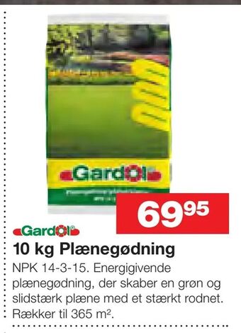 Bauhaus 10 kg Plænegødning tilbud