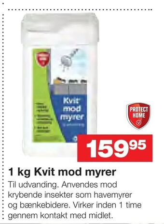 1 kg Kvit mod myrer