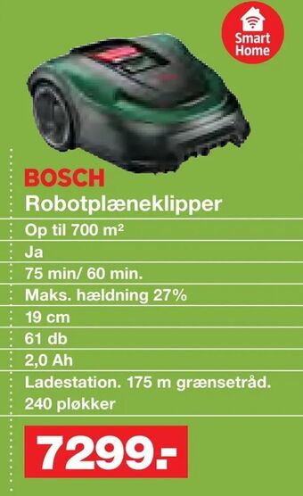 Bauhaus Robotplæneklipper tilbud