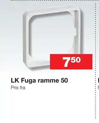 Bauhaus LK Fuga ramme 50 tilbud