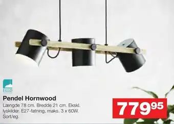 Bauhaus Pendel Hornwood tilbud