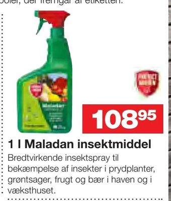 Bauhaus 1 l Maladan insektmiddel tilbud