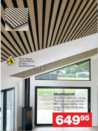 Bauhaus Akustikpanel tilbud