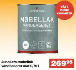 Bauhaus Junckers møbellak vandbaseret mat tilbud