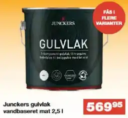 Bauhaus Junckers gulvlak vandbaseret mat tilbud