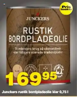 Bauhaus Junckers rustik bordpladeolie klar tilbud