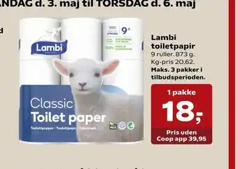 Lambi toiletpapir