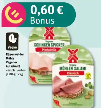 REWE Rügenwalder Mühle Veganer tilbud