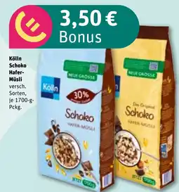 REWE Kölln Schoko Hafer- Müsli tilbud