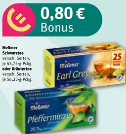 REWE Meẞmer Schwarztee versch. Sorten, je 56,25-g-Pckg. tilbud