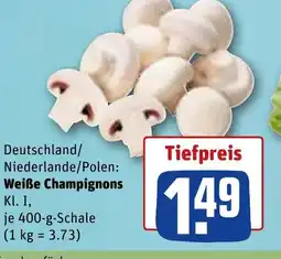 REWE Deutschland/ Niederlande/Polen: Weiße Champignons tilbud