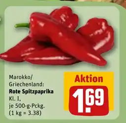 REWE Rote Spitzpaprika tilbud