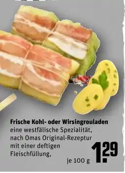 REWE Frische Kohl- oder Wirsingrouladen tilbud