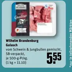 REWE Wilhelm Brandenburg Gulasch tilbud