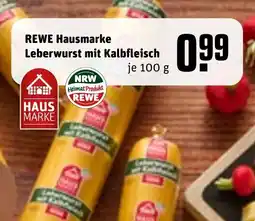 REWE REWE Hausmarke Leberwurst mit Kalbfleisch tilbud