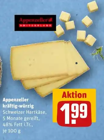 REWE Appenzeller kräftig-würzig tilbud