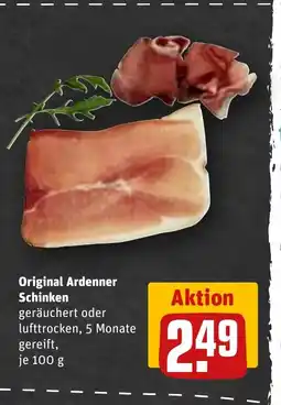 REWE Original Ardenner Schinken tilbud