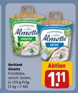 REWE Hochland Almette tilbud