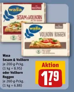 REWE Wasa Sesam & Vollkorn tilbud