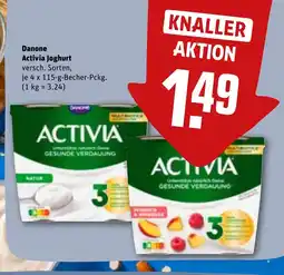 REWE Danone Activia Joghurt tilbud