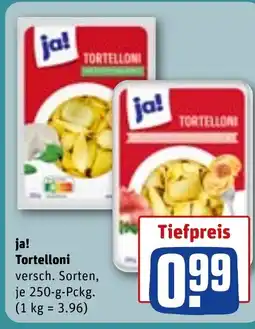 REWE ja! Tortelloni tilbud