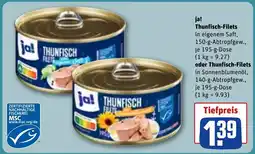 REWE Ja! thunfisch-filets tilbud