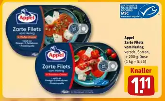 REWE Appel Zarte Filets tilbud