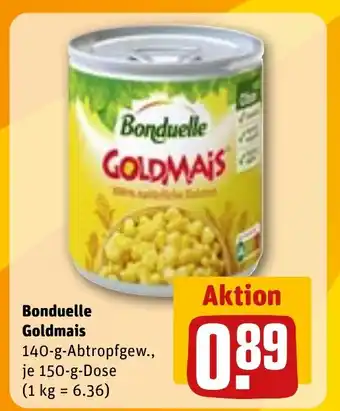 REWE Bonduelle Goldmais tilbud