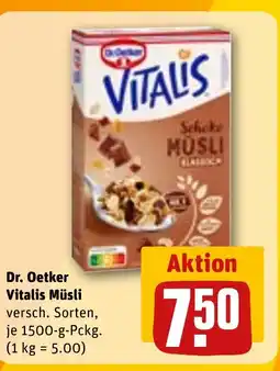 REWE Dr. Oetker Vitalis Müsli tilbud