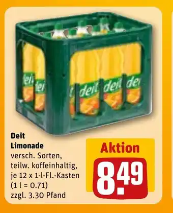 REWE Deit Limonade tilbud