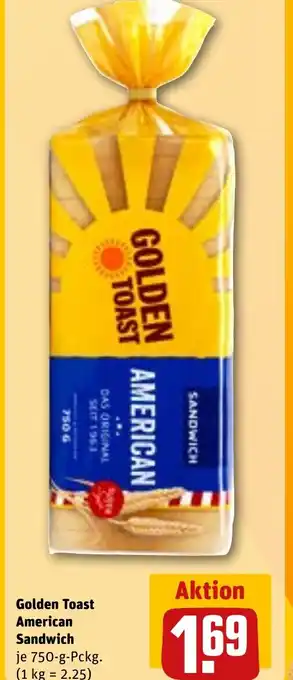 REWE Golden Toast American Sandwich tilbud