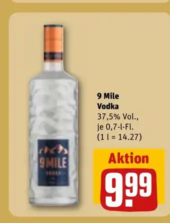 REWE 9 Mile Vodka tilbud