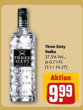 REWE Three Sixty Vodka tilbud