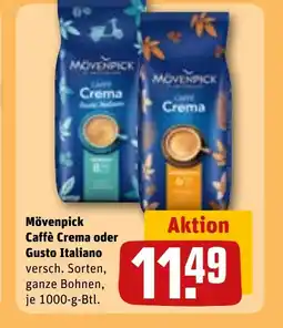 REWE Mövenpick Caffè Crema oder Gusto Italiano tilbud