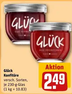 REWE Glück Konfitüre tilbud