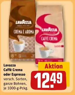 REWE Lavazza Caffè Crema oder Espresso tilbud